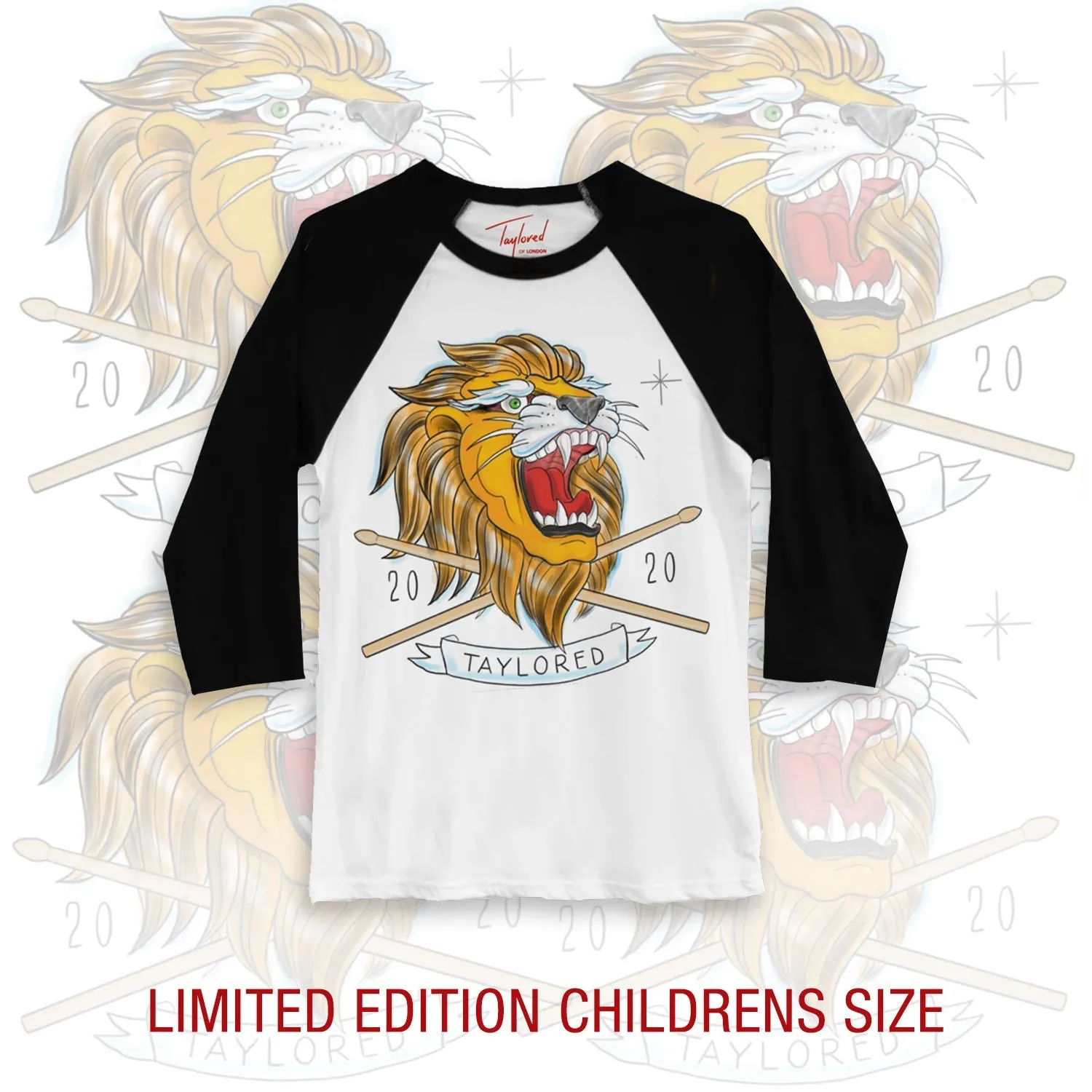 2020 Lion Childrens | Black Baseball Shirt