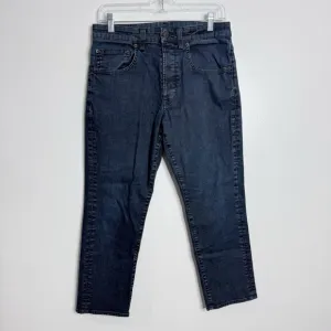 6397 Short Baggy‎ Fit Jeans Button Fly Size 27