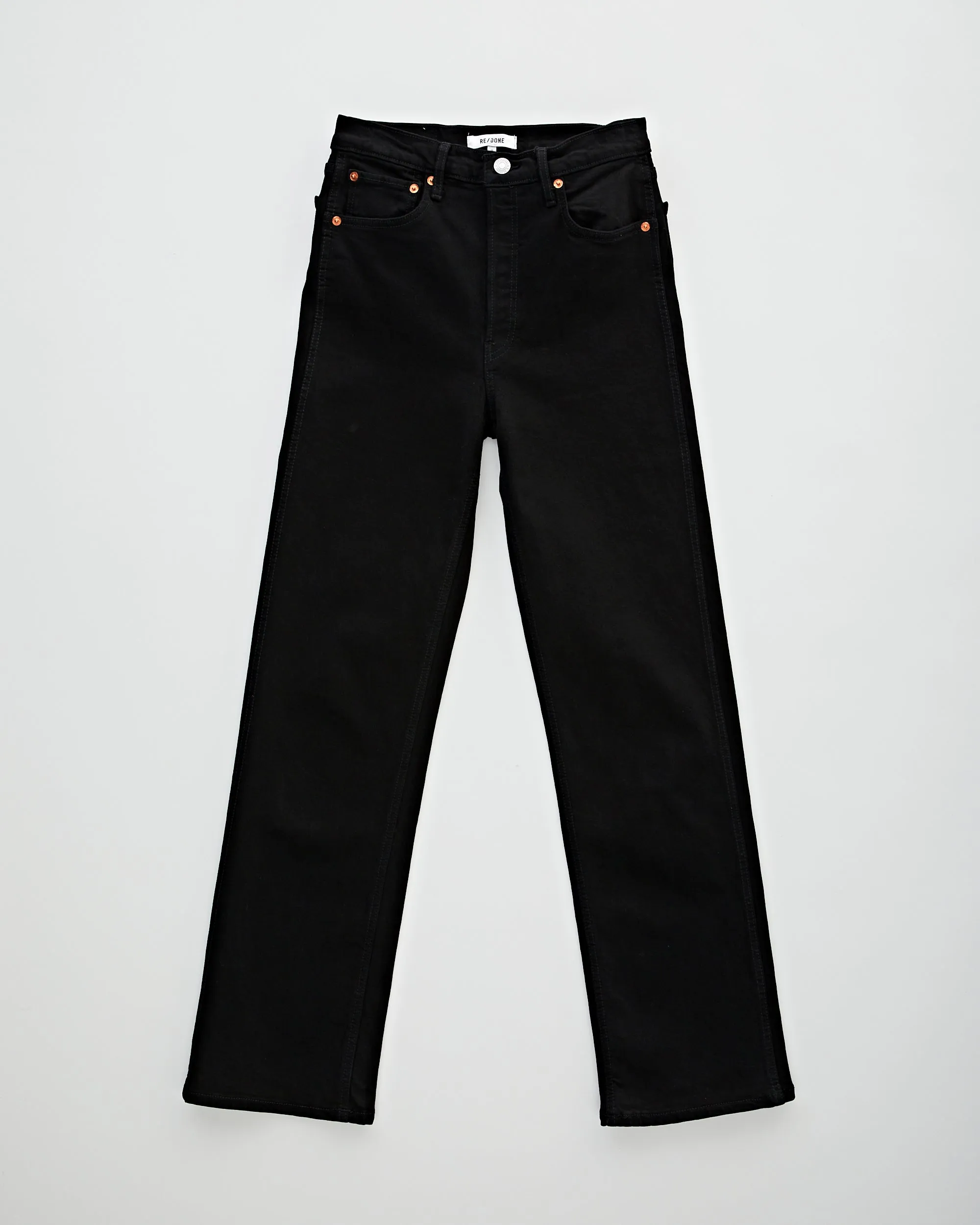 90's High Rise Loose Black