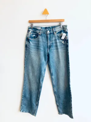 90's Loose Mid Rise Jeans // 28R Adult