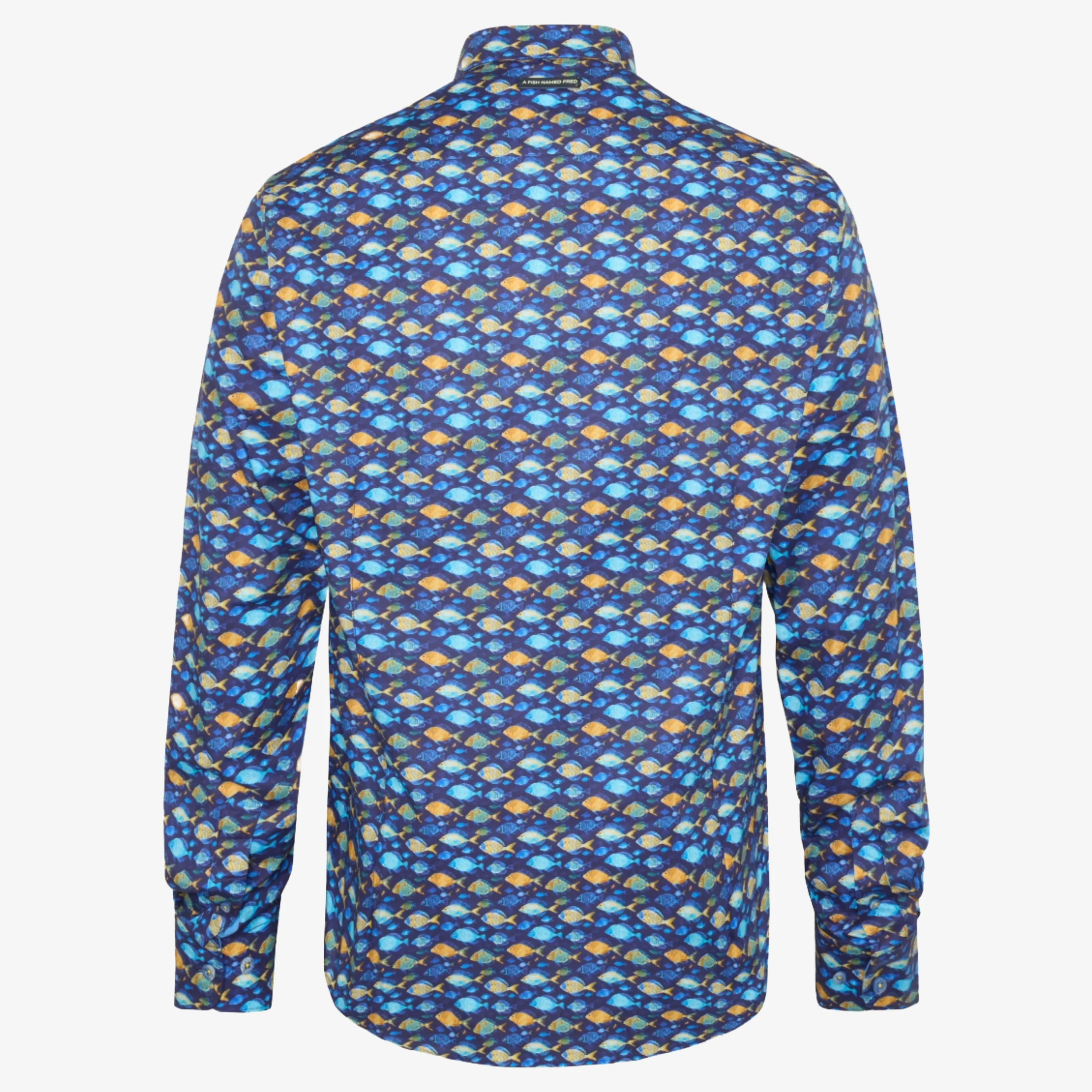 A Fish Named Fred Fish Shirt - Navy