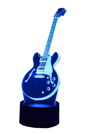 Acrylic Color Changing 3D Lamps - Gibson Guitar