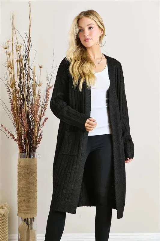 ADORA Super Soft Rib Knit Cardigan