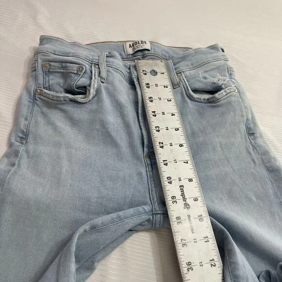 AGOLDE Light Wash Denim Jeans Size 27