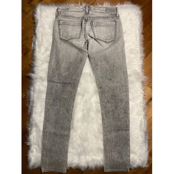 AGolde Toni Mid Rise Light Grey Jeans Size 25