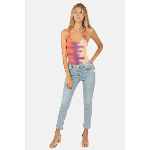 Agolde Toni Mid Rise Skinny Jeans Daylight Light Wash Blue Denim Women's Size 27