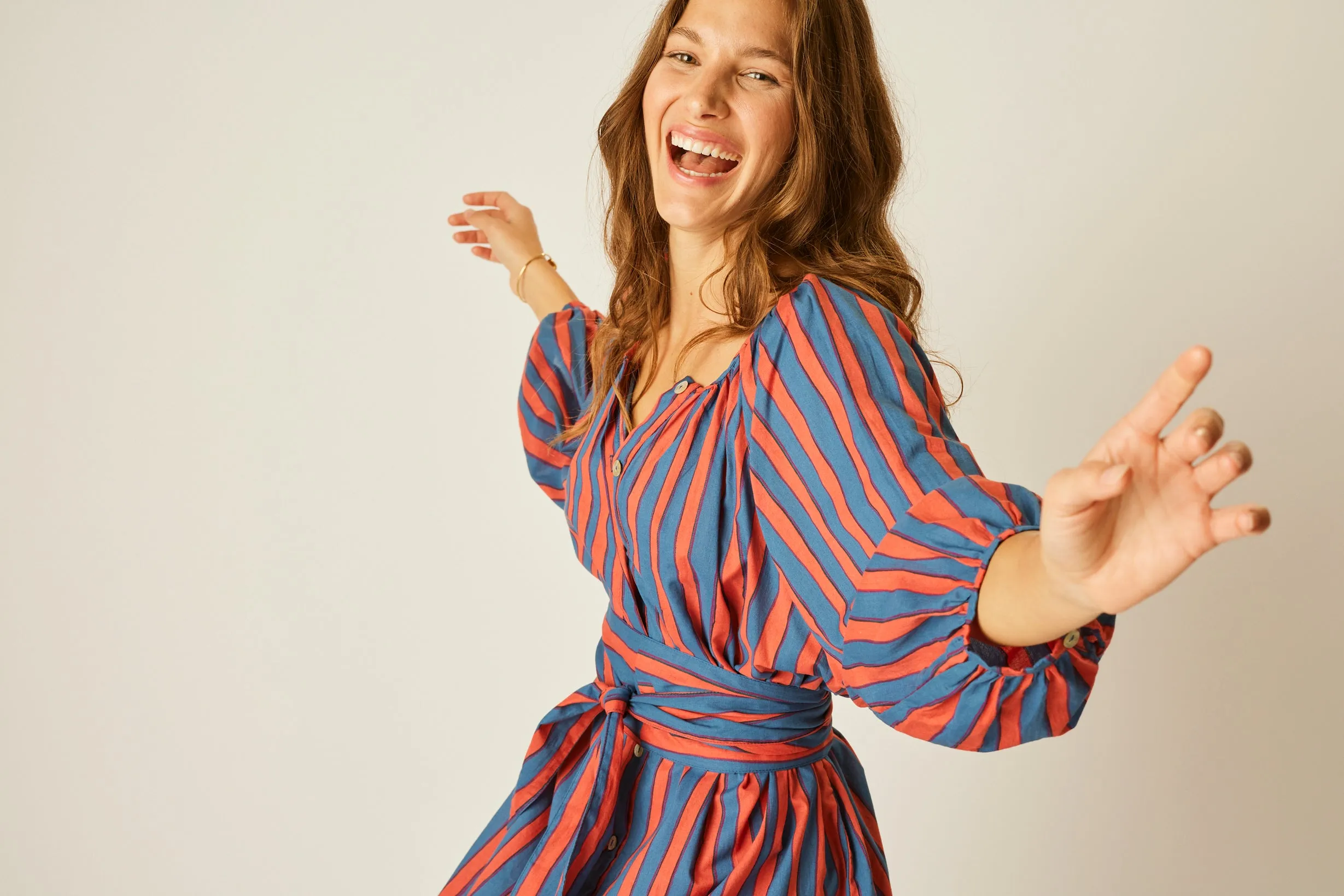 ALEX SHORT DRESS WITH SASH