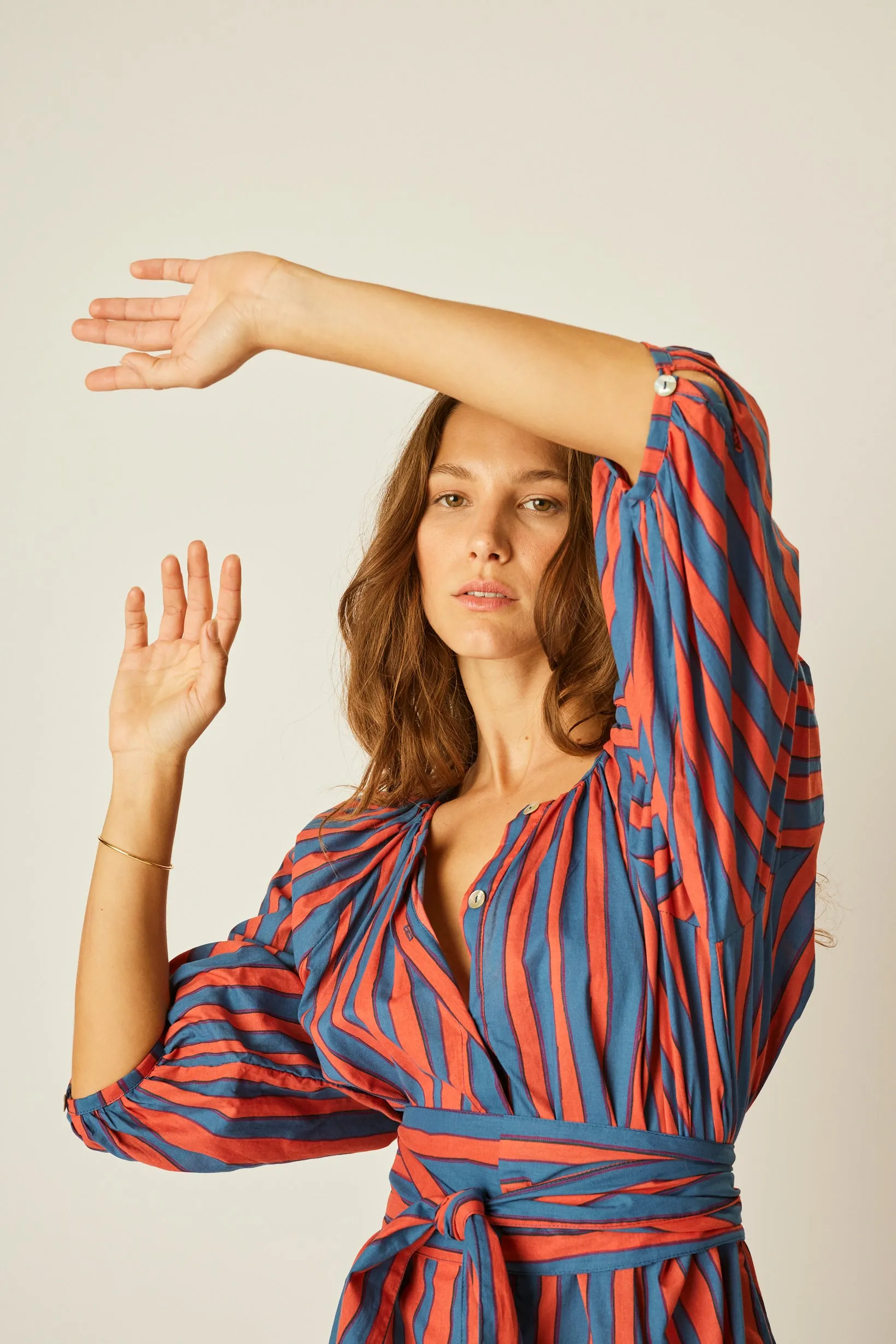 ALEX SHORT DRESS WITH SASH