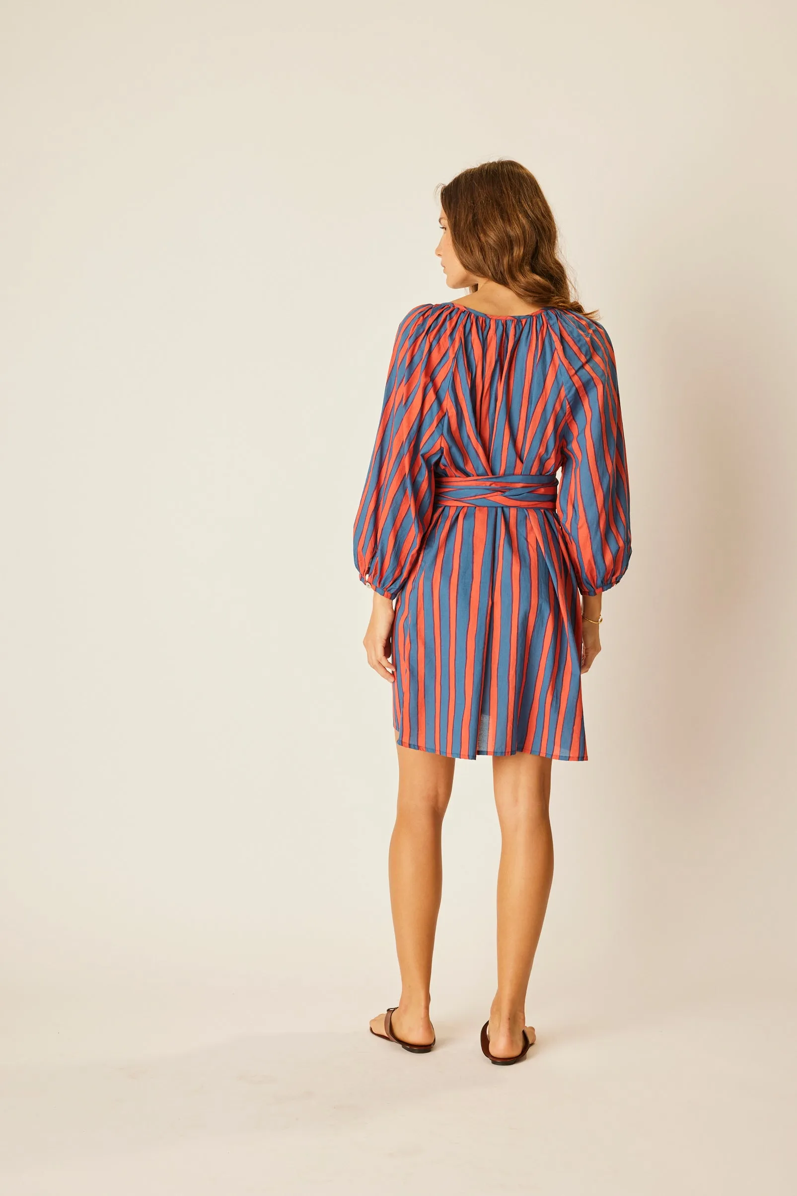ALEX SHORT DRESS WITH SASH