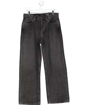All Saints Black Lenny Loose Fit Wide Leg Denim Jeans W30