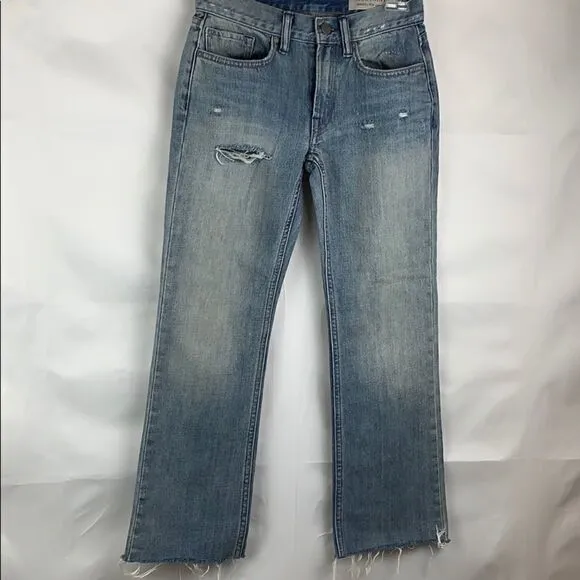 All Saints Serene kick Flare destroyed jeans