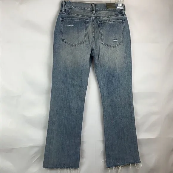 All Saints Serene kick Flare destroyed jeans