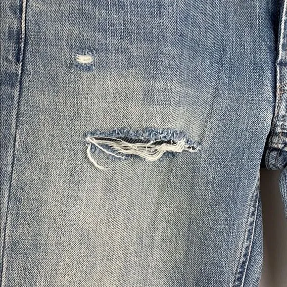 All Saints Serene kick Flare destroyed jeans