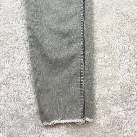 All Saints Grace Frayed Ankle Skinny Jeans