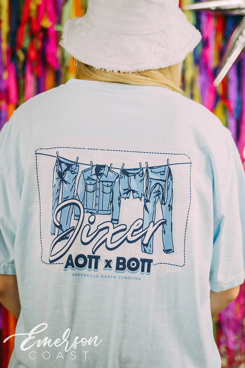 Alpha Omicron Pi Jean Mixer Tee