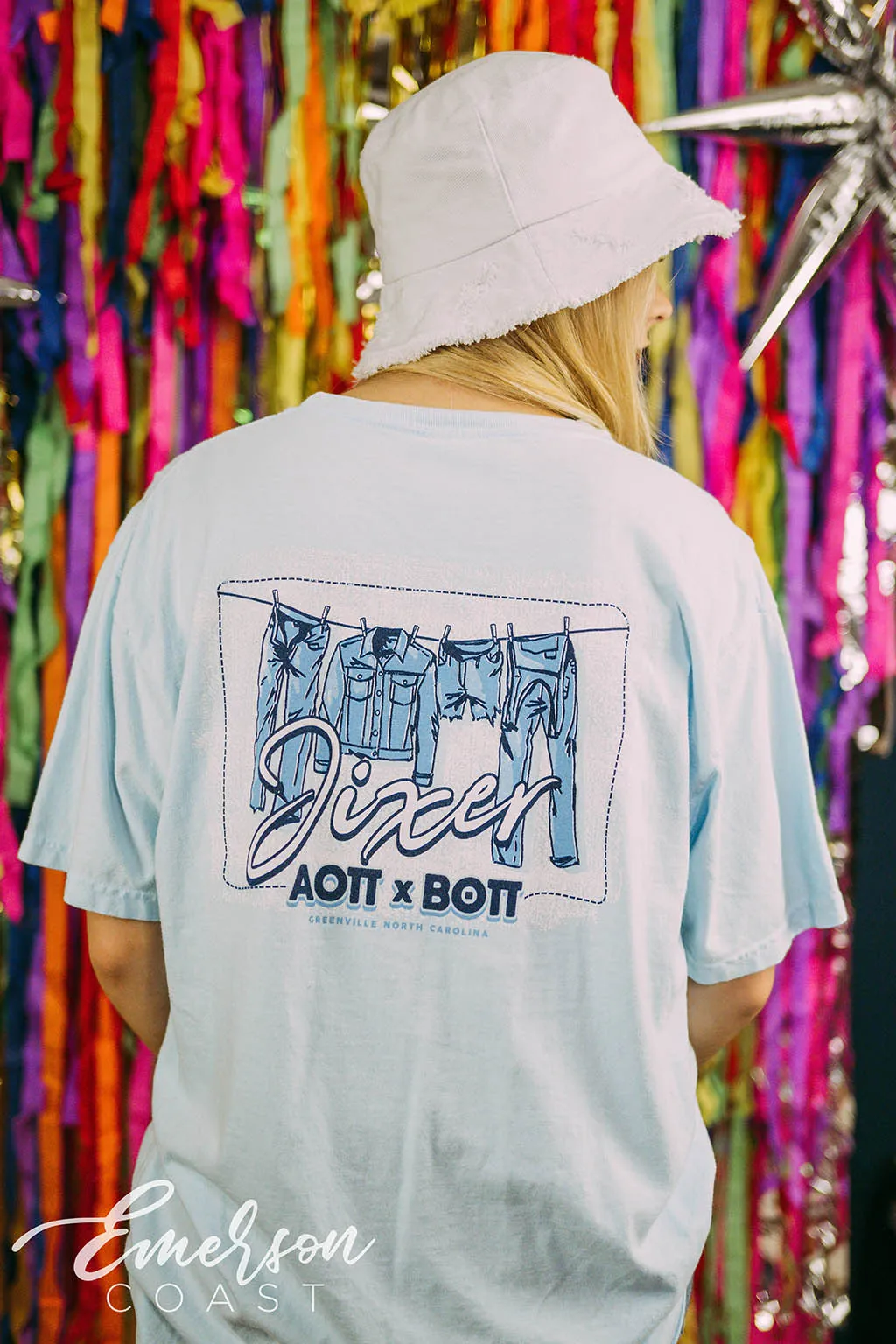 Alpha Omicron Pi Jean Mixer Tee