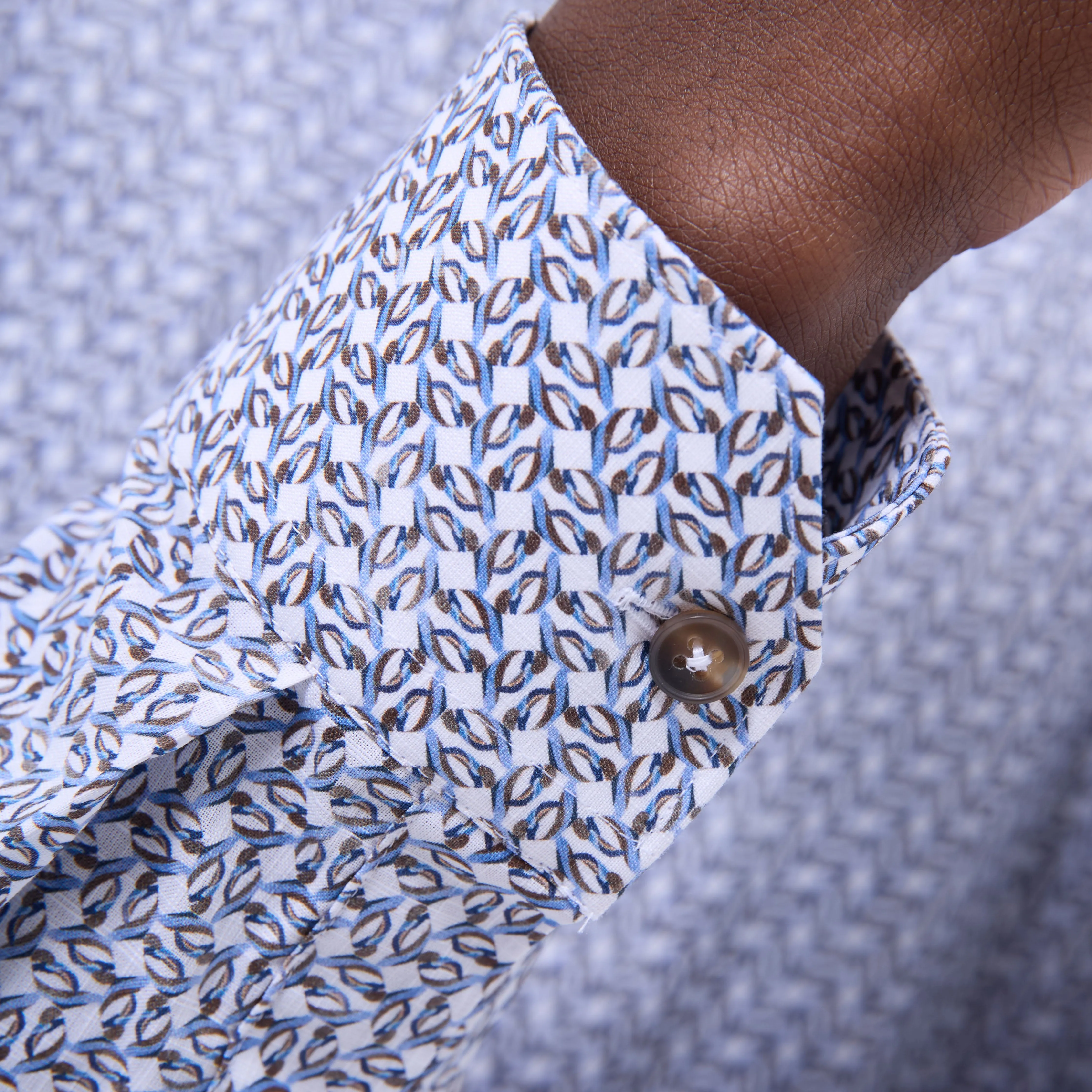 Alvin Geometric Abstract Shirt