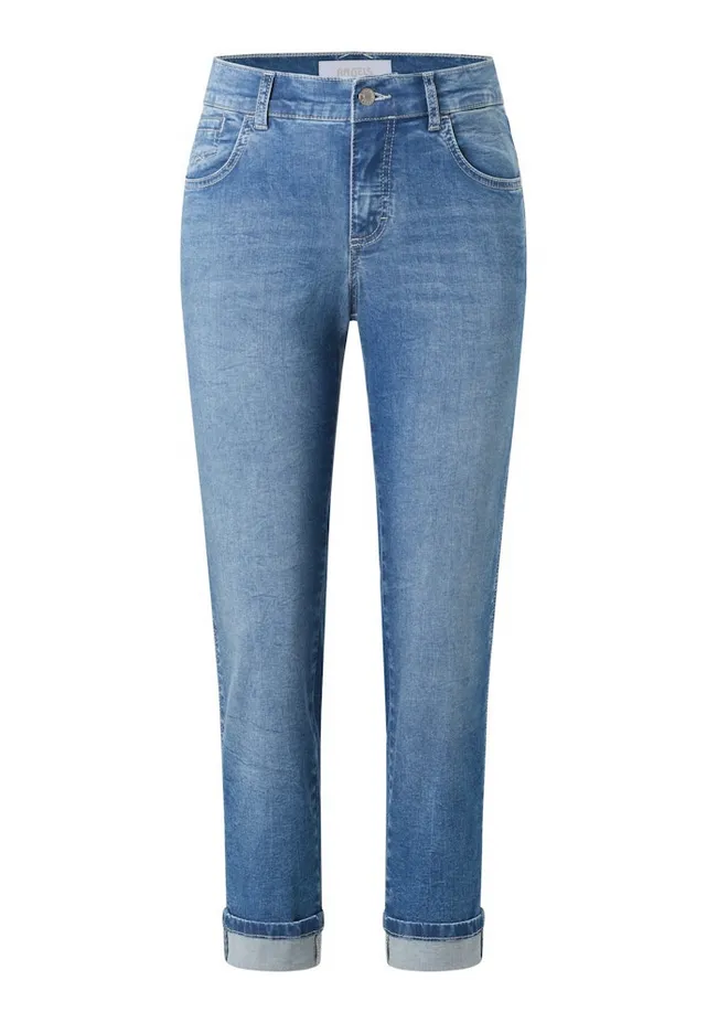 Angels | Basic-Jeans Darleen Crop TU | 34758 light blue
