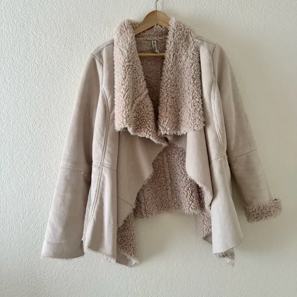 Anthropologie Others Follow Native Roots Sherpa Coat