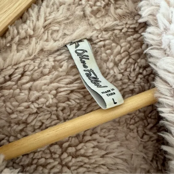 Anthropologie Others Follow Native Roots Sherpa Coat