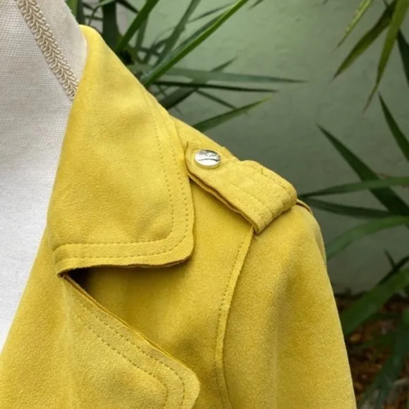 Anthropologie Philosophy Faux Suede Jacket
