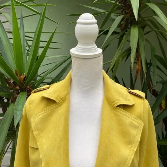 Anthropologie Philosophy Faux Suede Jacket