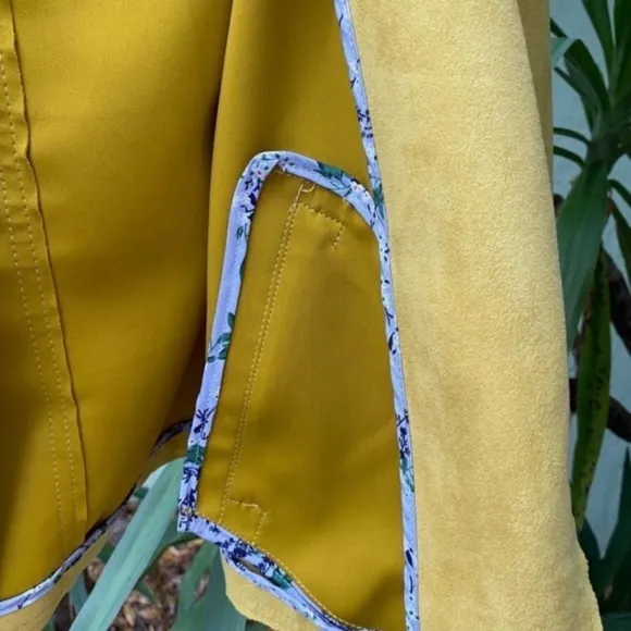 Anthropologie Philosophy Faux Suede Jacket
