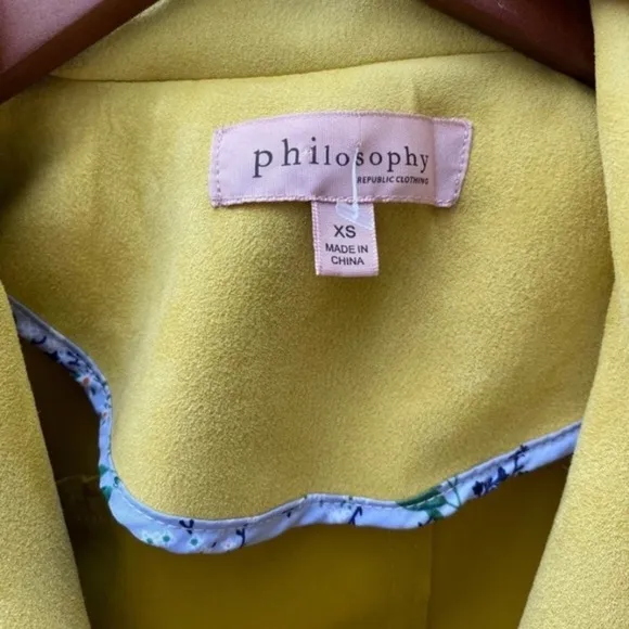 Anthropologie Philosophy Faux Suede Jacket