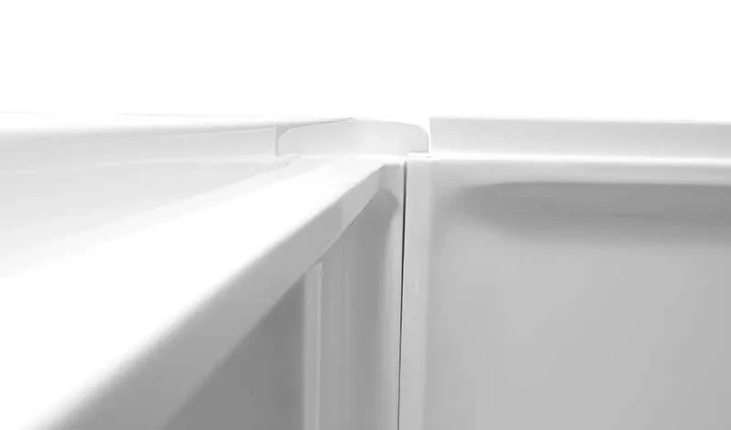 Anzzi Vasu 60 in. x 36 in. x 74 in. 2-piece DIY Friendly Corner Shower Surround in White