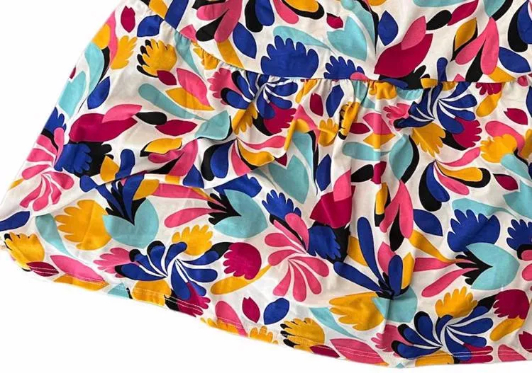Ariel - White Blue Yellow Multi Floral