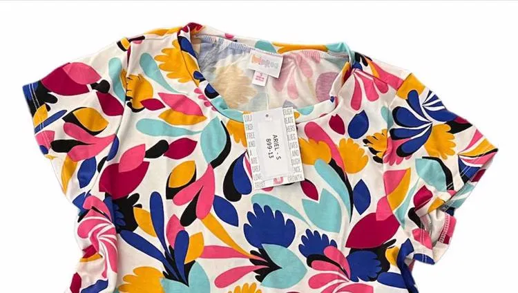 Ariel - White Blue Yellow Multi Floral