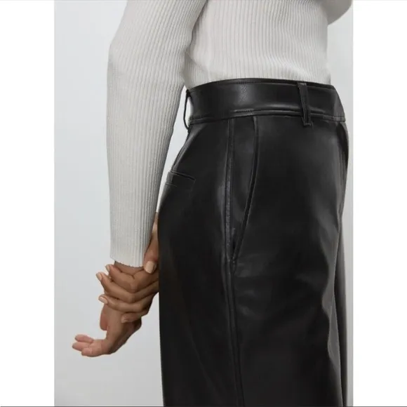 Aritzia Babaton Long Wide Leg Short Size 2