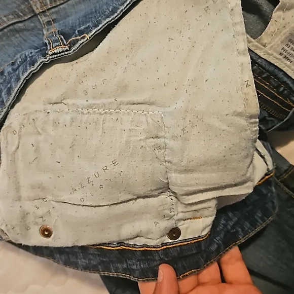 Azzure denim patchwork jeans