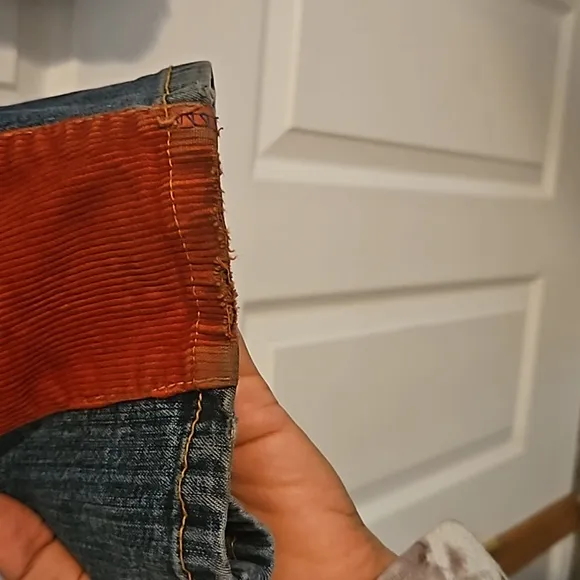 Azzure denim patchwork jeans
