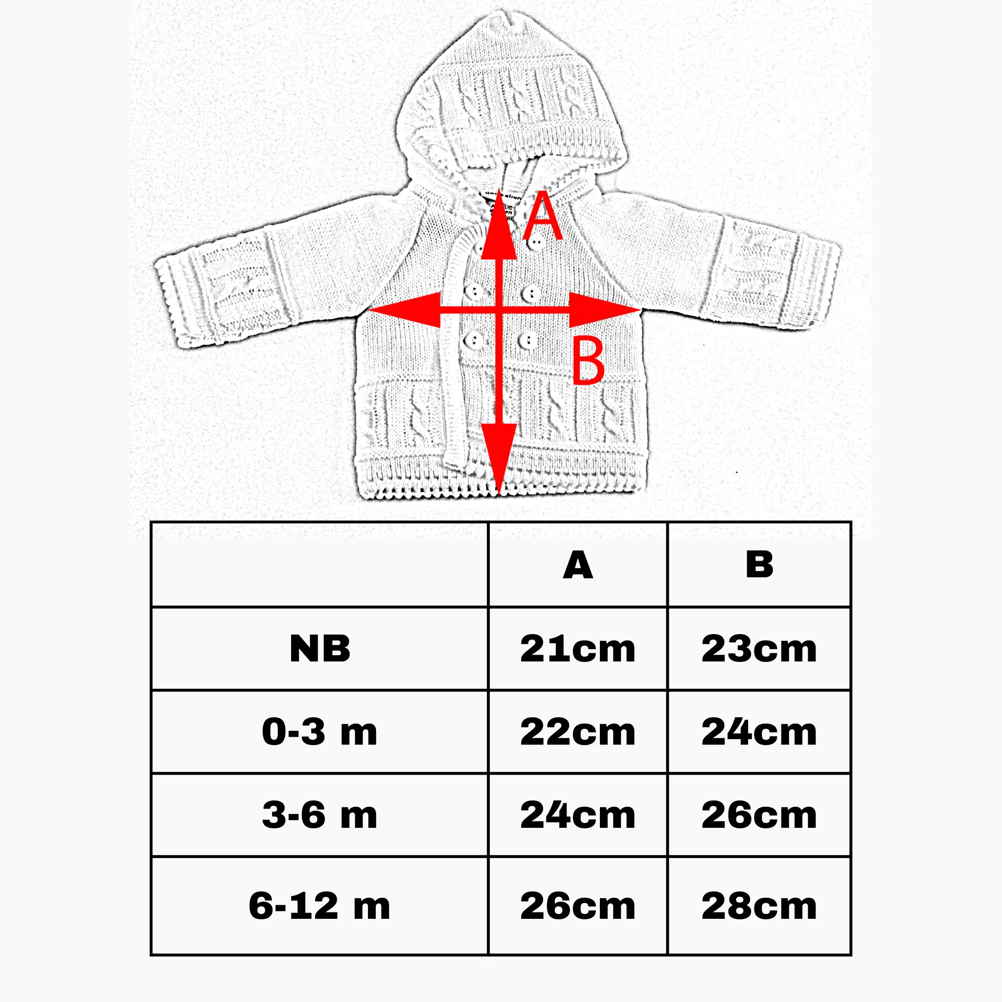 Baby Knitted Jacket - Grey