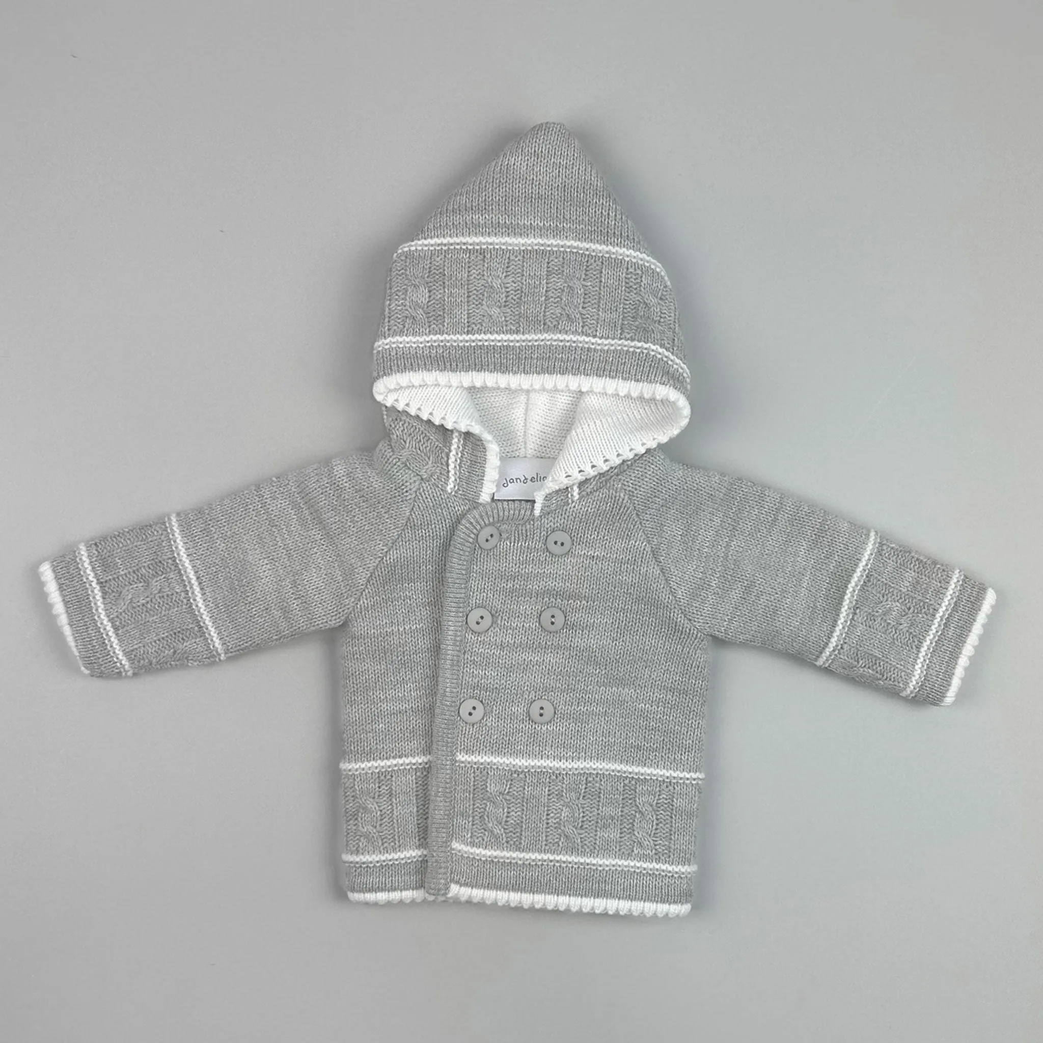 Baby Knitted Jacket - Grey