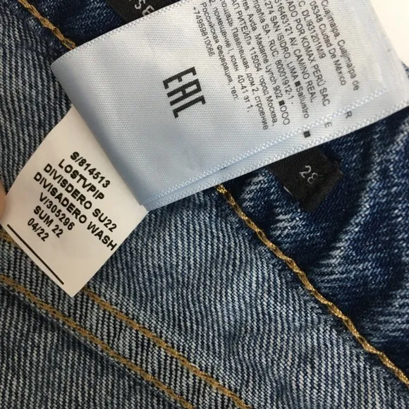 Banana Republic Mid Rise Loose Stovepipe Jeans 28