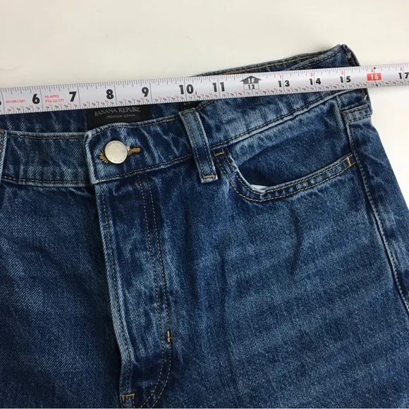 Banana Republic Mid Rise Loose Stovepipe Jeans 28