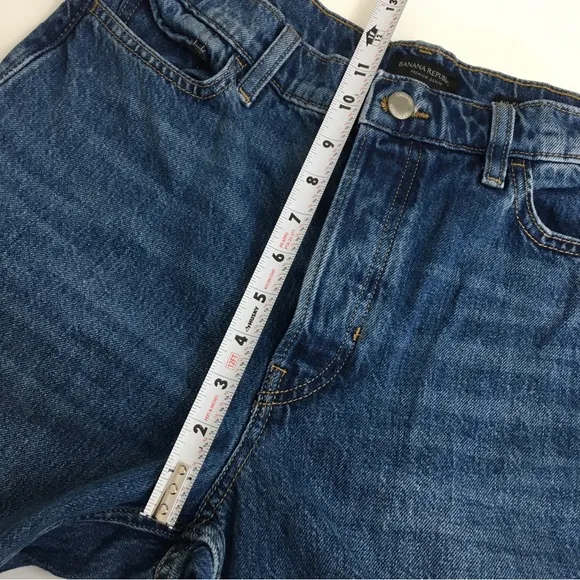 Banana Republic Mid Rise Loose Stovepipe Jeans 28
