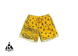 Bandana Swim Trunks "Mustard"