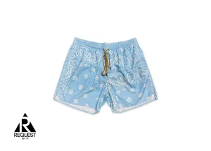 Bandana Swim Trunks "Sky Blue"