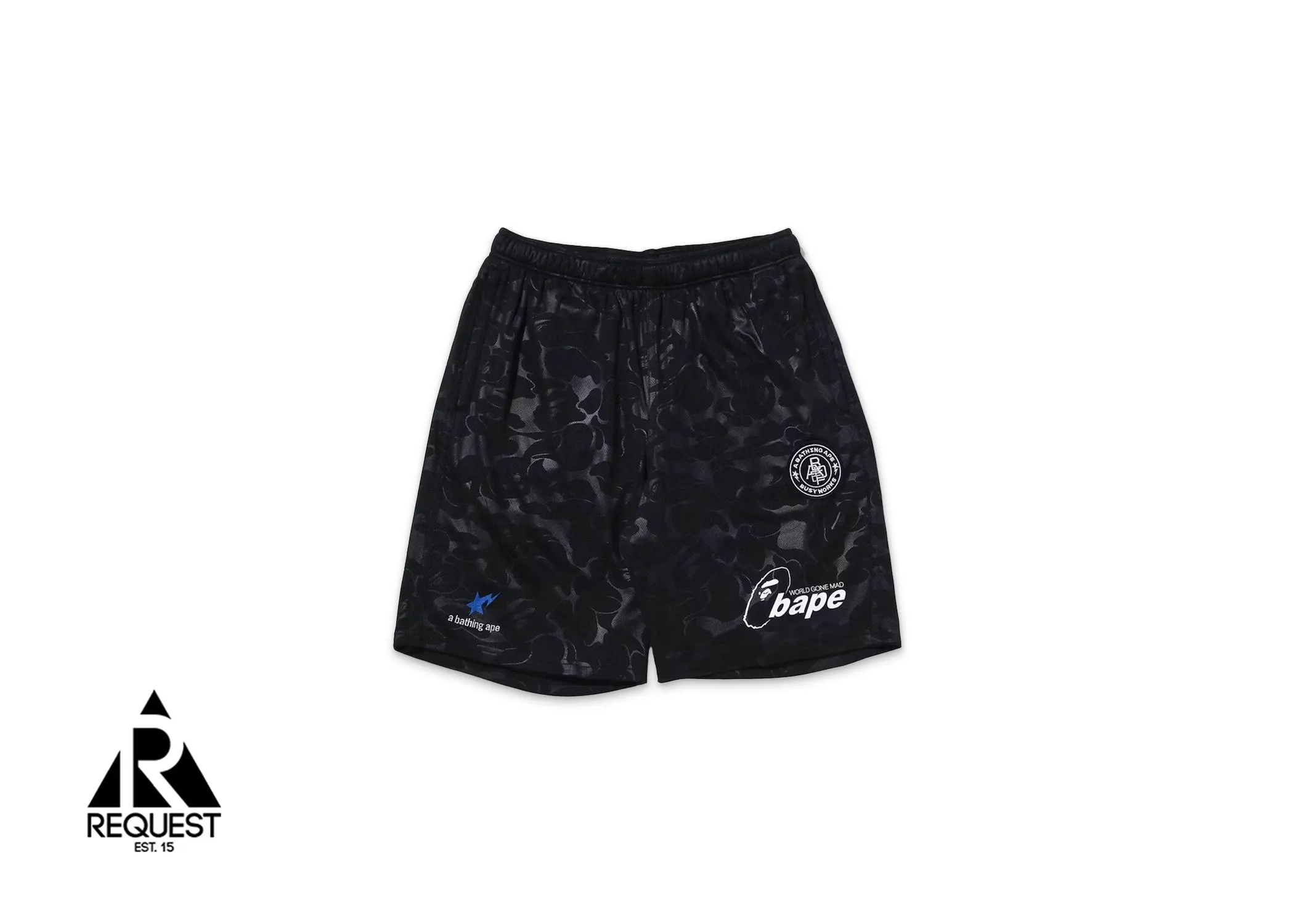 BAPE Soccer Game Shorts "Black"