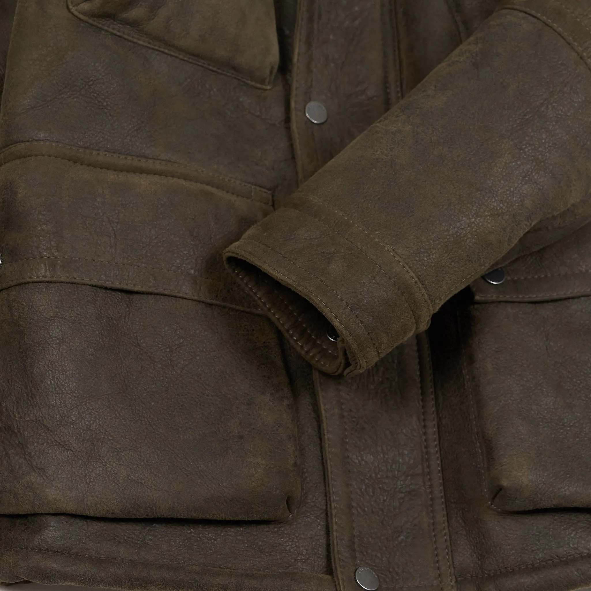 Belstaff Trailmaster Tribute Shearling Leather Coat