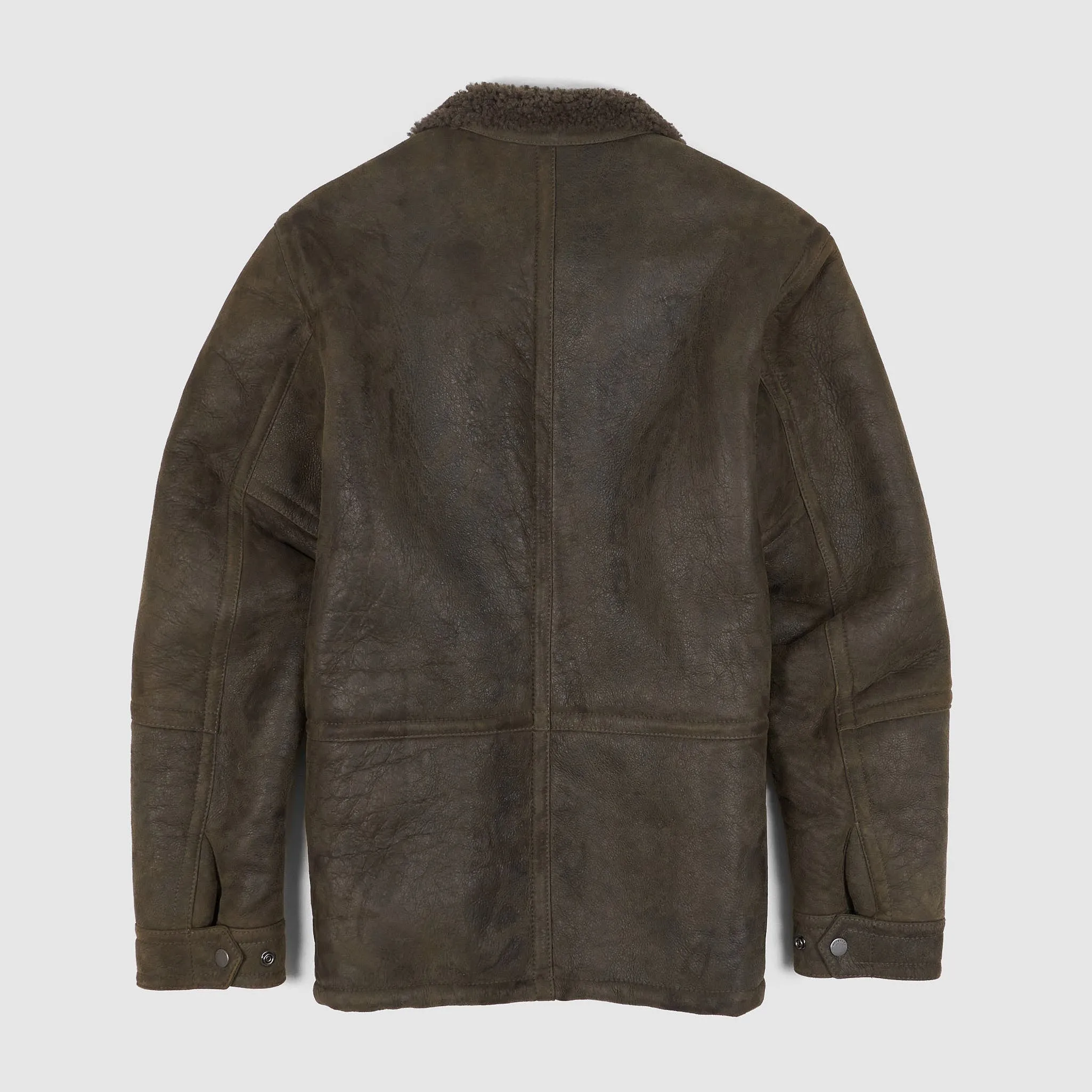 Belstaff Trailmaster Tribute Shearling Leather Coat