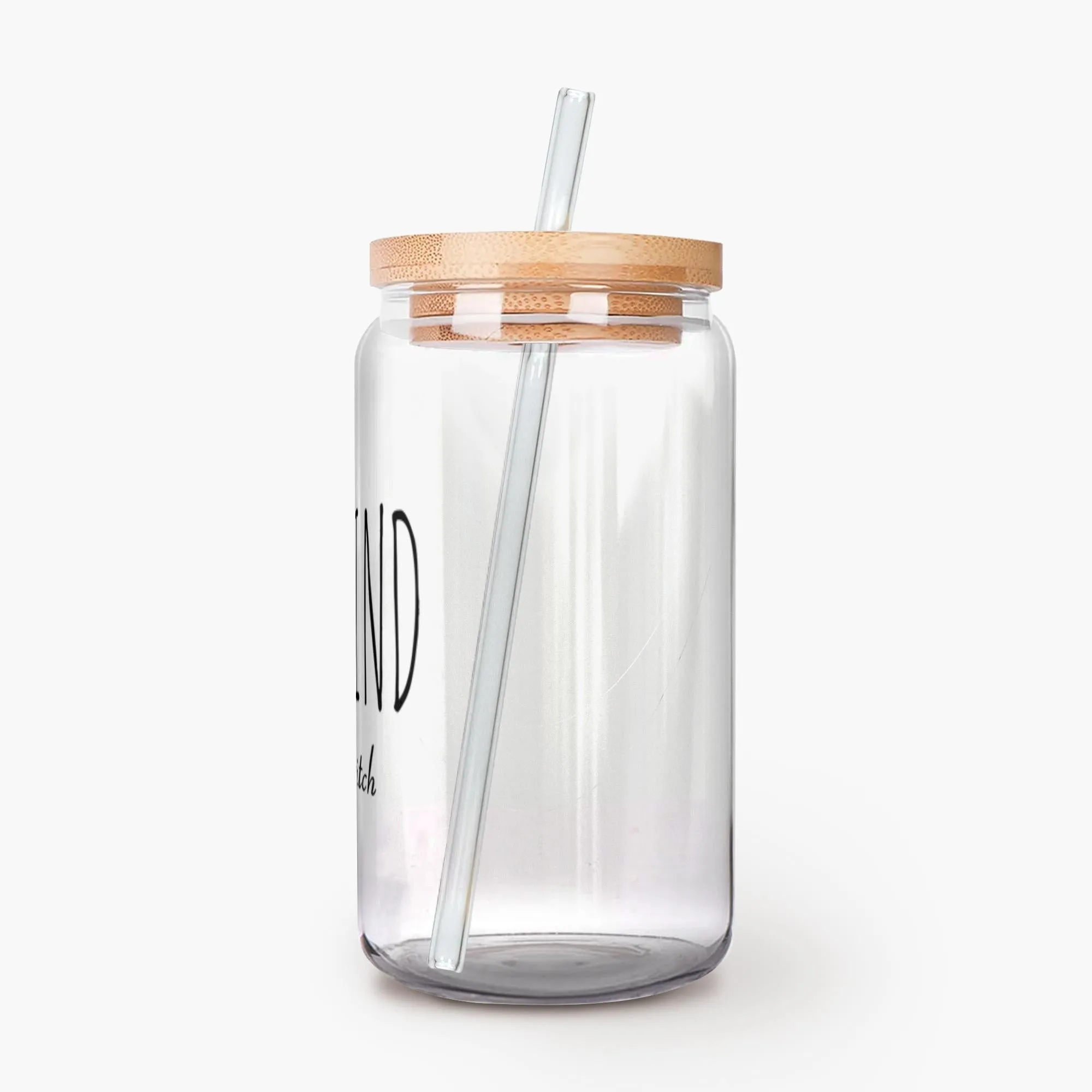 Best Friend Gift, Friendship Gift, Funny Bff Gift, Be Kind of A Bitch, Can Shaped Glass, Rude Iced Coffee Cup