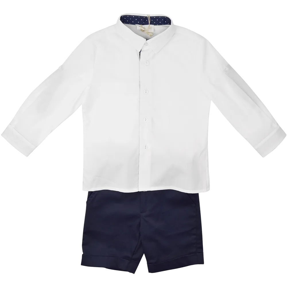 Bimbalo Navy & White Two Piece Set