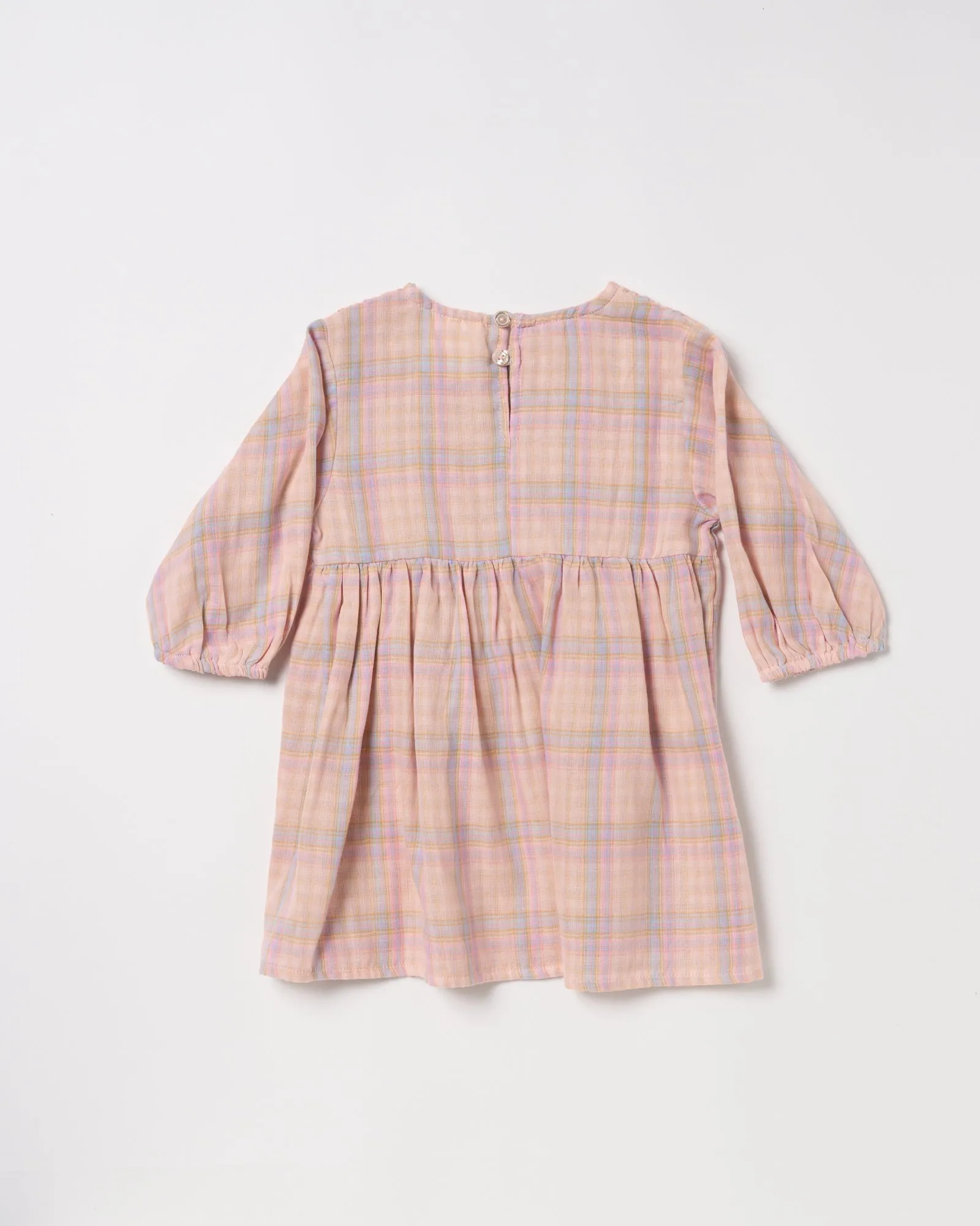 Bluebird Dress - Pink Check