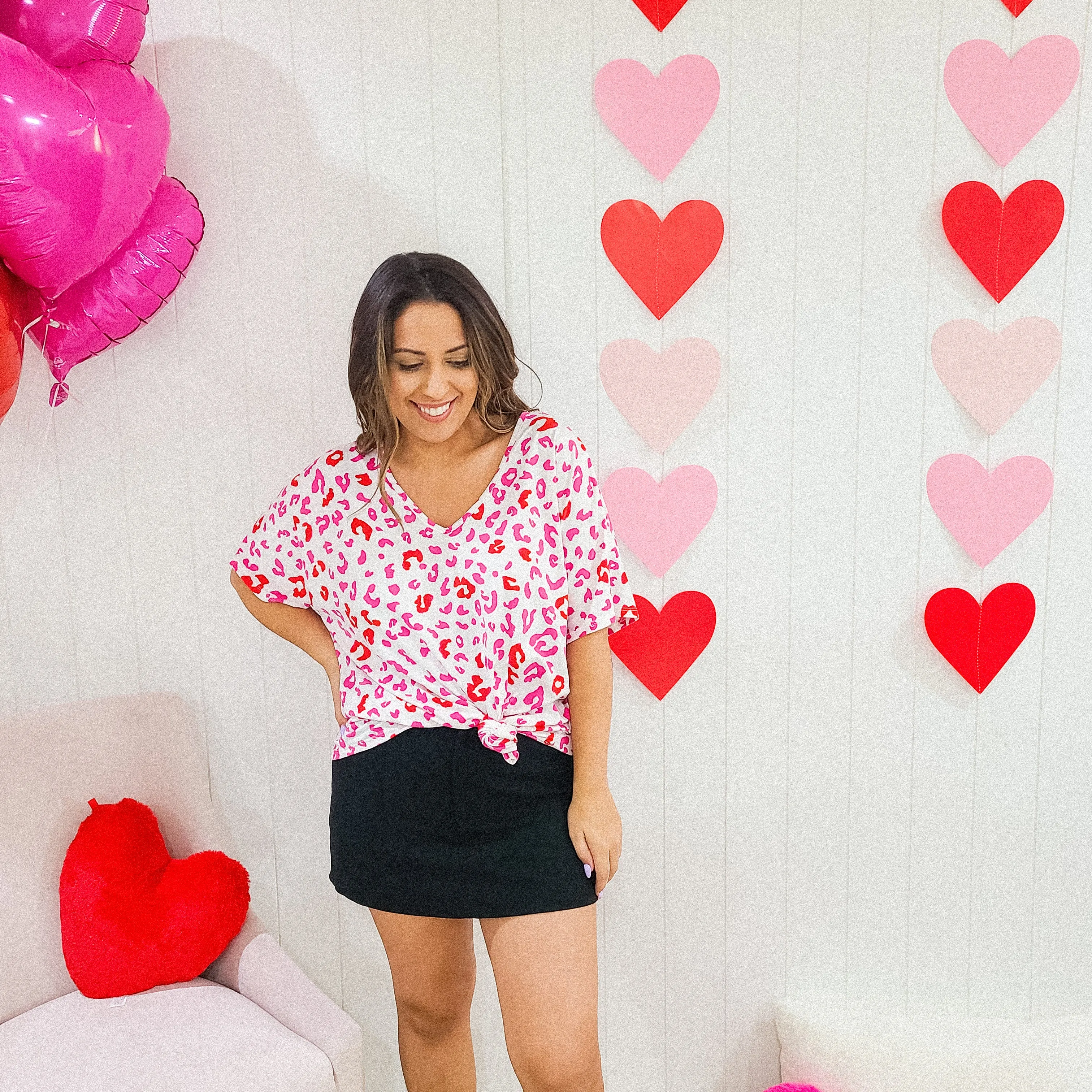 Blushing Leopard Tee