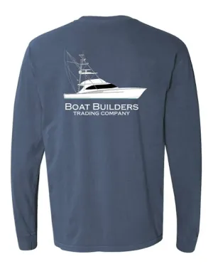 Boat Builders Trading   Custom White Sportfish   Long Sleeve
