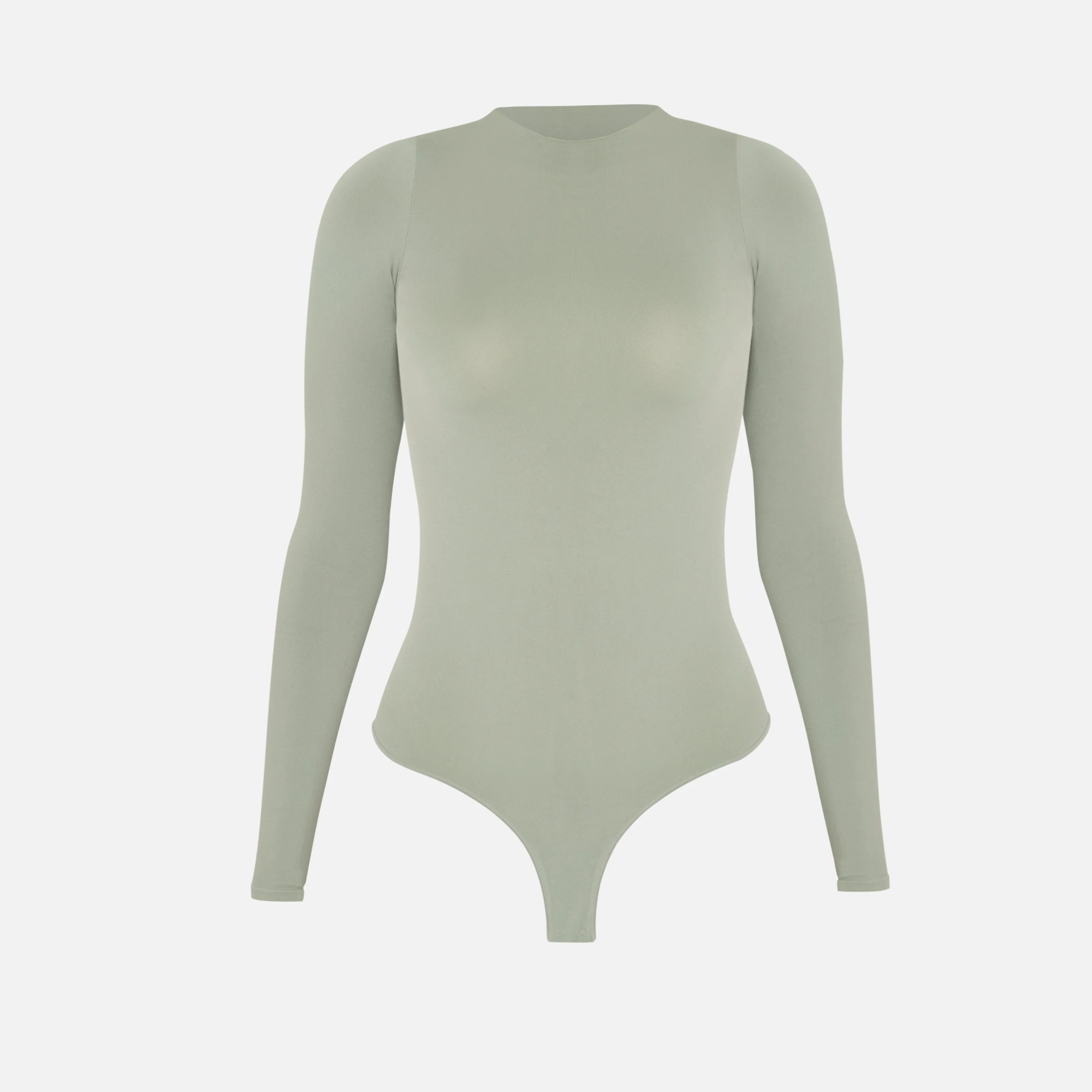 Bodysuit de manga larga Stretch